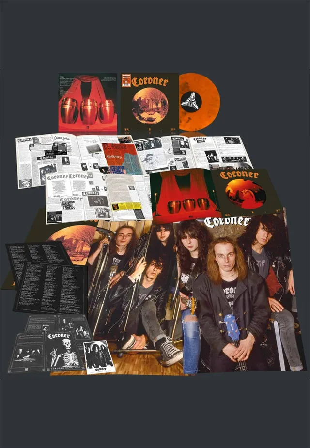Coroner R.I.P. Vinile colorato orange smoke edizione limitata