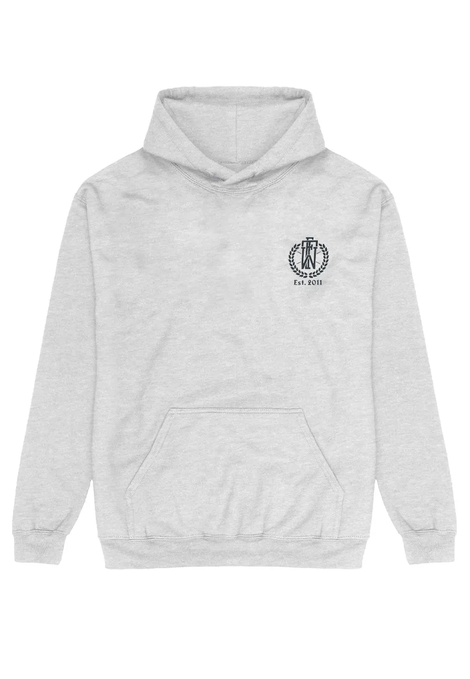Fuchsteufelswild Fox Grey Felpa cappuccio grigia taglia L