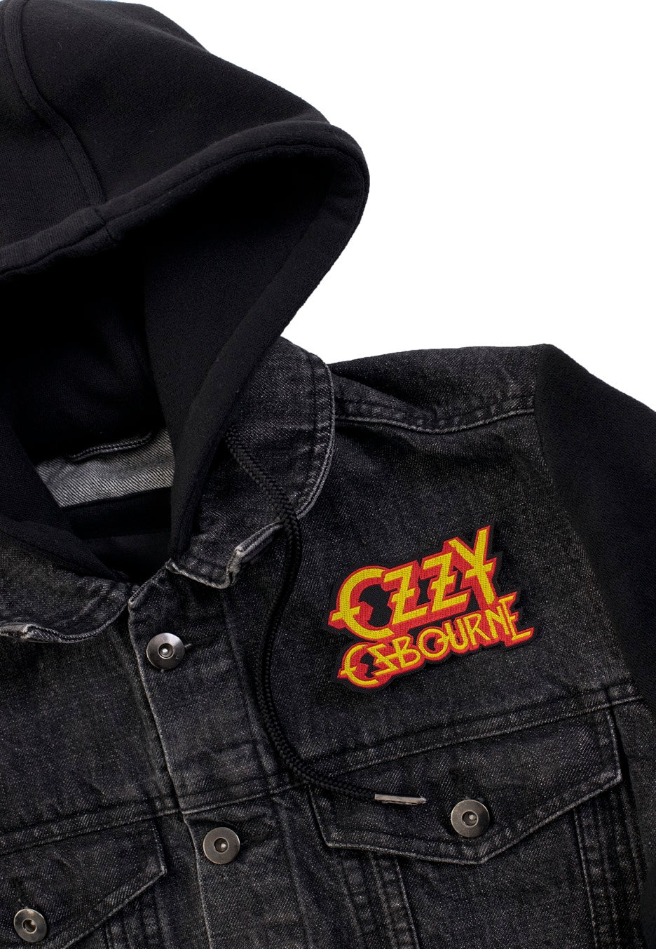 Ozzy Osbourne Logo Cut toppa da cucire onesize gialla