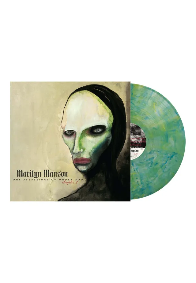 Marilyn Manson One Assassination Under God Chapter 2 vinile LP verde blu