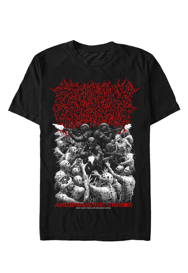 Extermination Dismemberment Annihilation Order T-Shirt nera