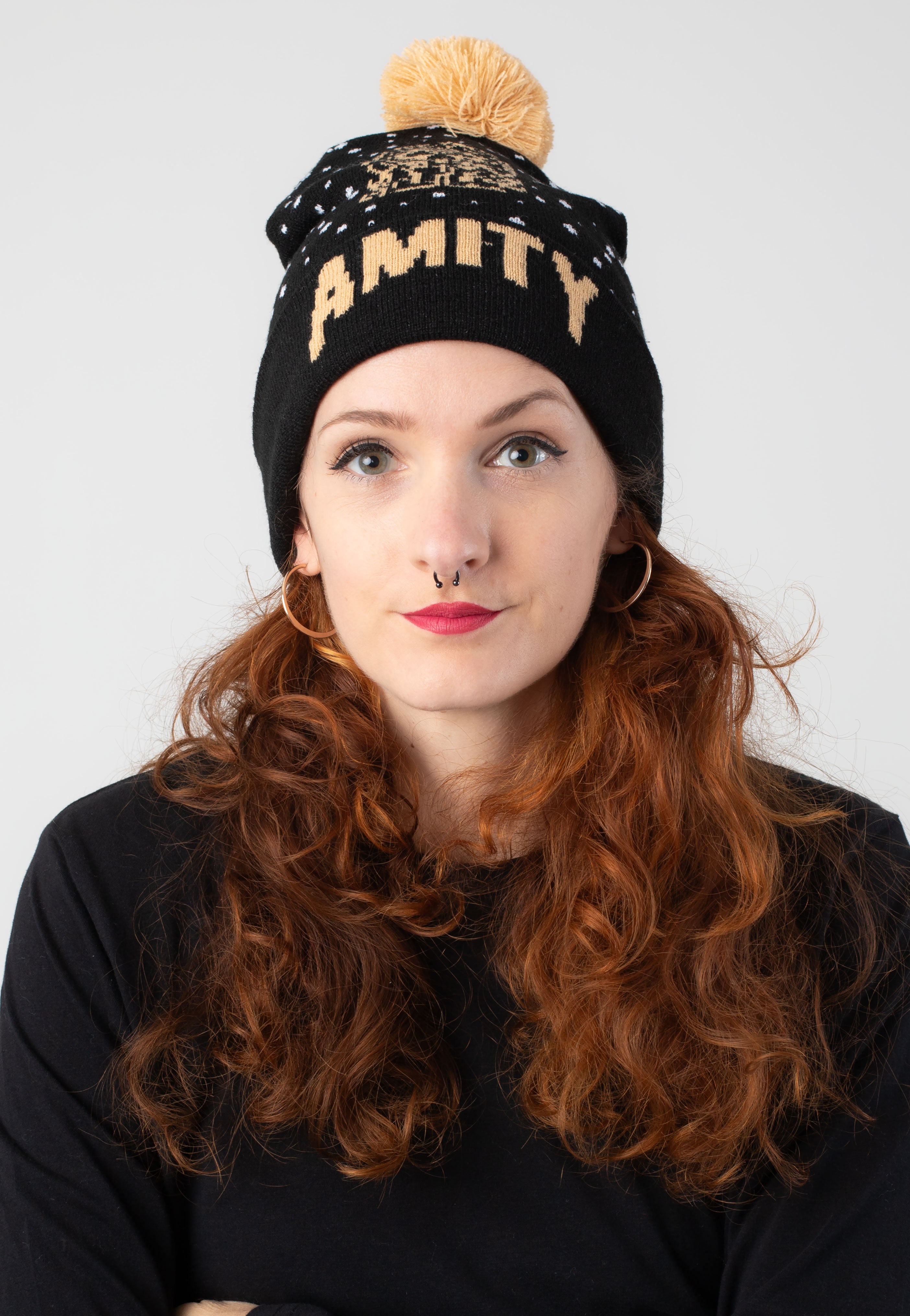 The Amity Affliction Show Me Your God Beanie nero pom