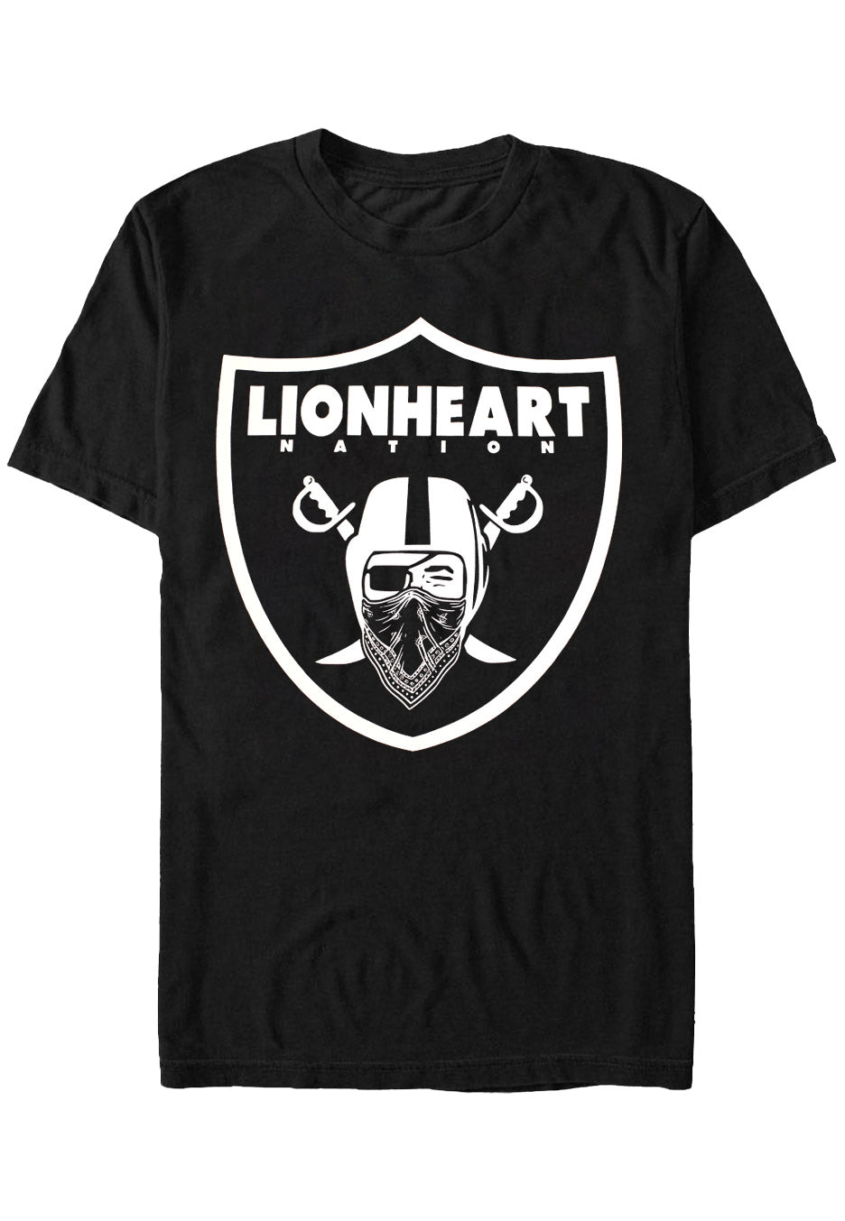 Lionheart West Coast Nation T-Shirt maglia nera