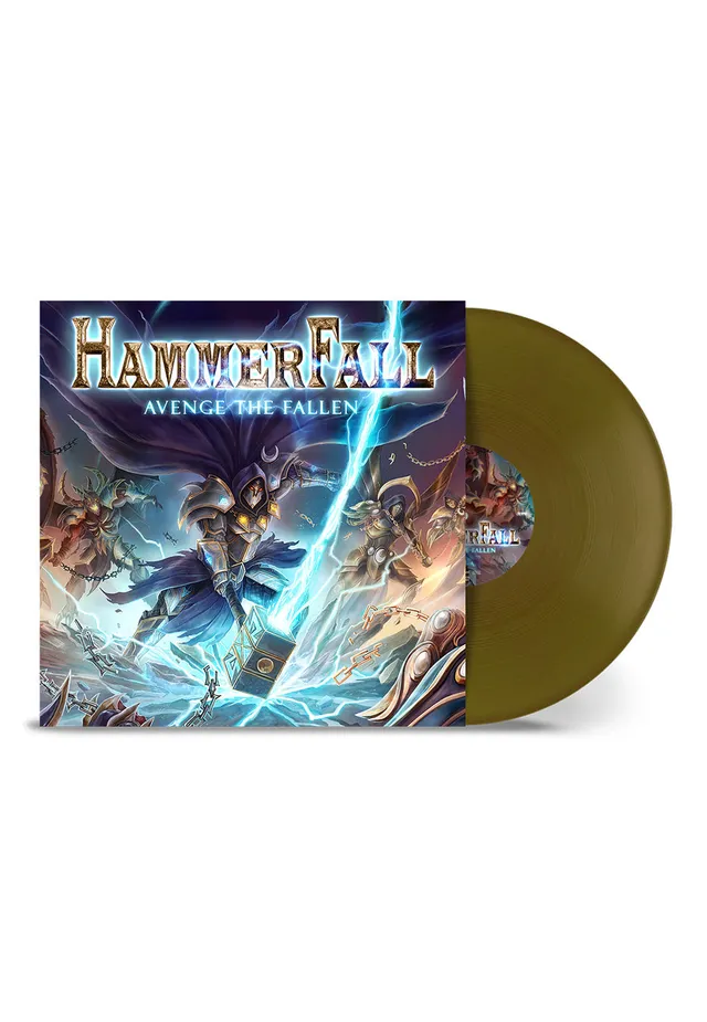 Hammerfall Avenge The Fallen vinile LP oro limited power metal