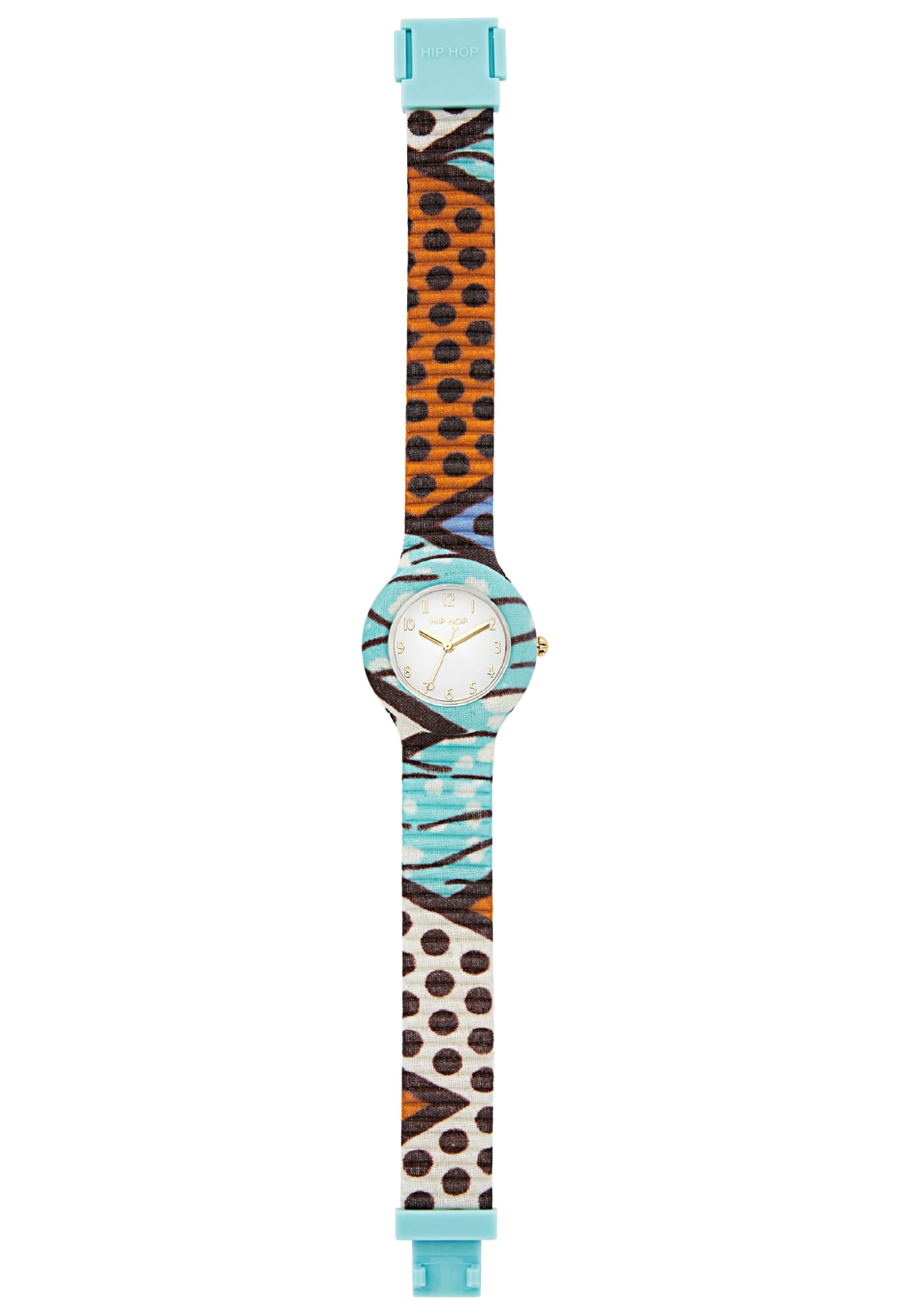 Hip Hop Wax Block orologio donna giallo e lilla 32 mm quarzo