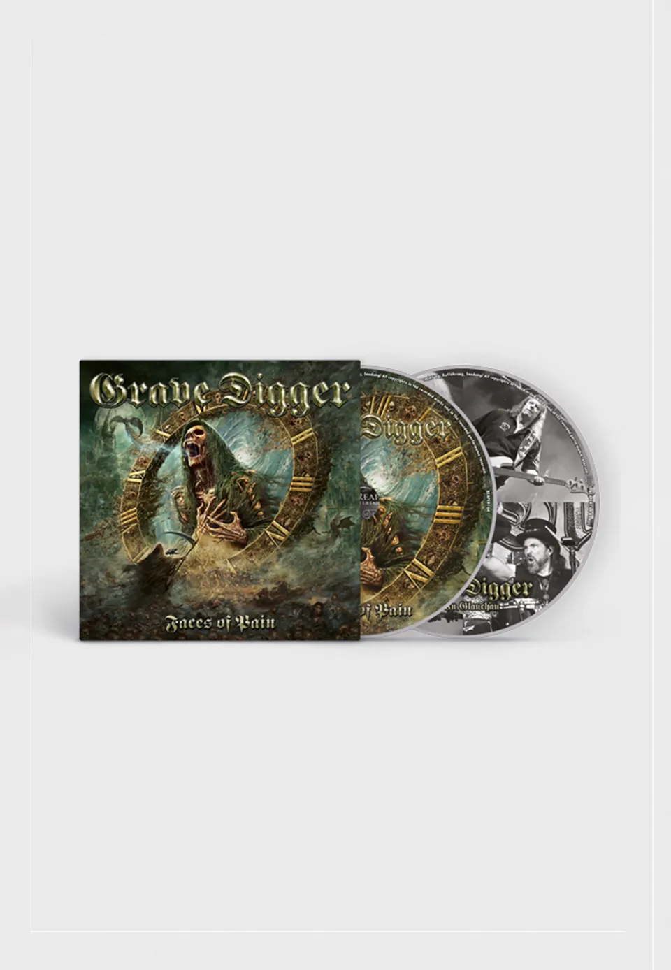 Grave Digger Faces Of Pain 2 CD digipak power metal