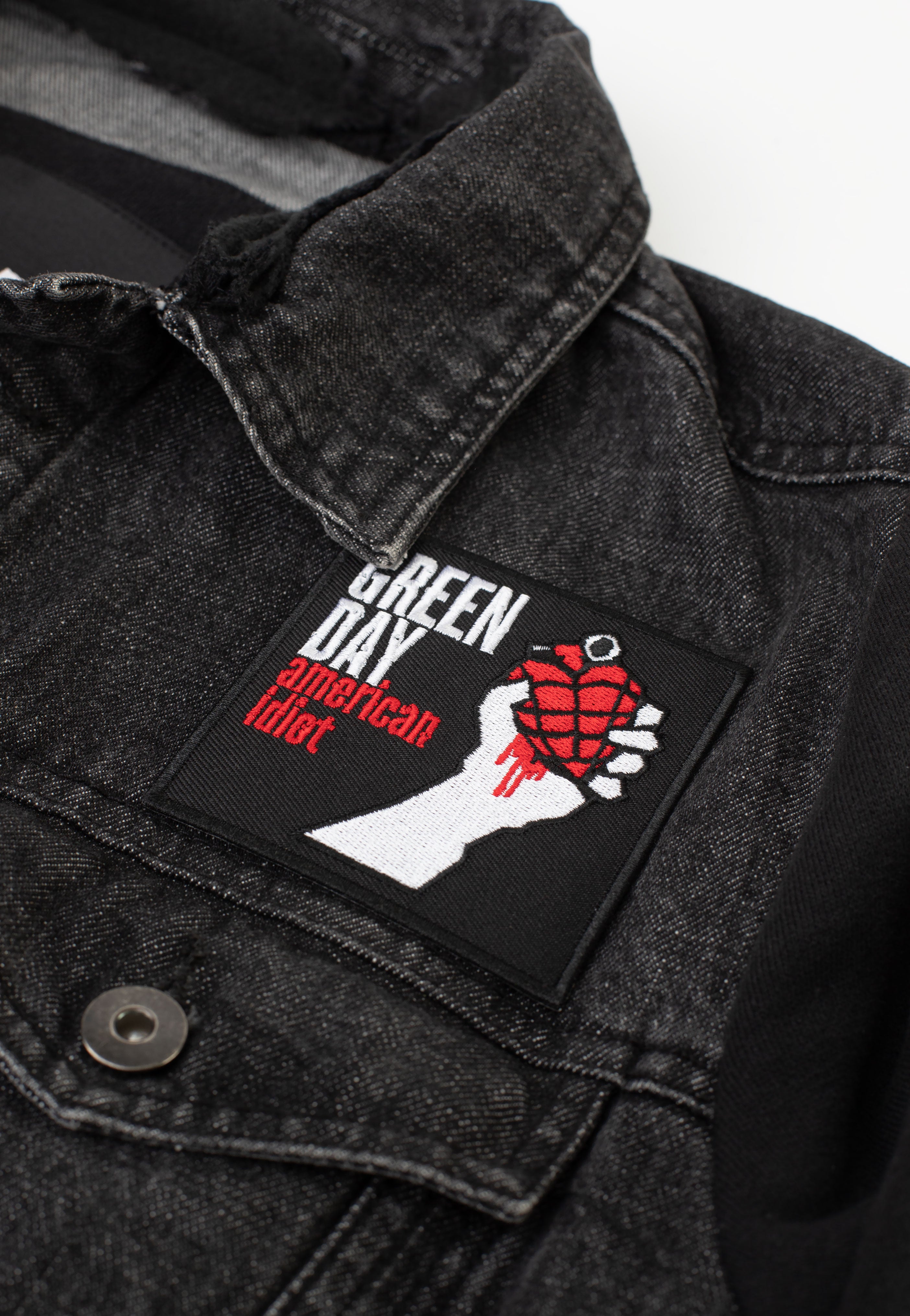 Green Day American Idiot Patch Toppa Nera Taglia Unica