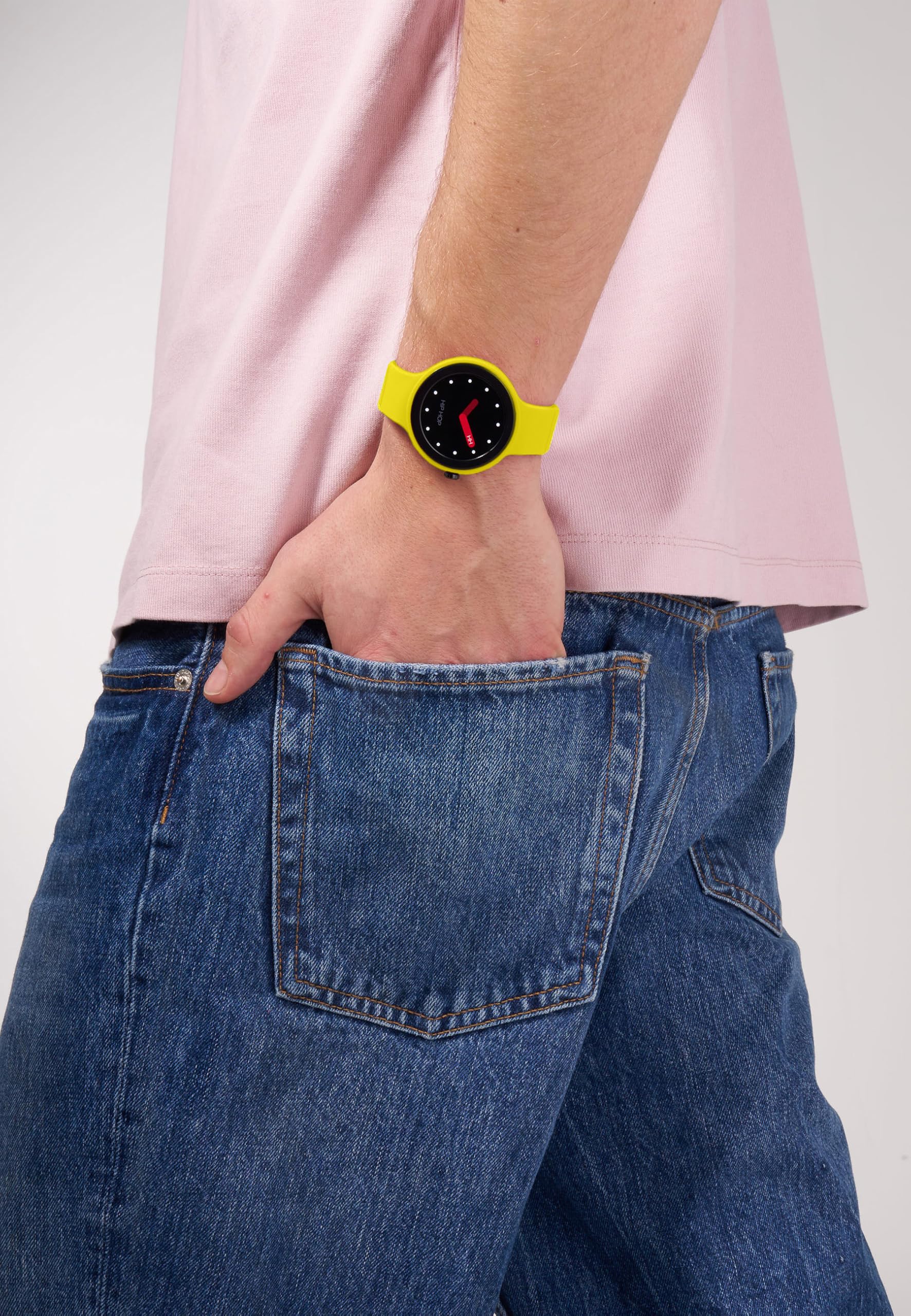 Hip Hop Hero.Next Smartwatch Uomo Giallo Nero 41mm