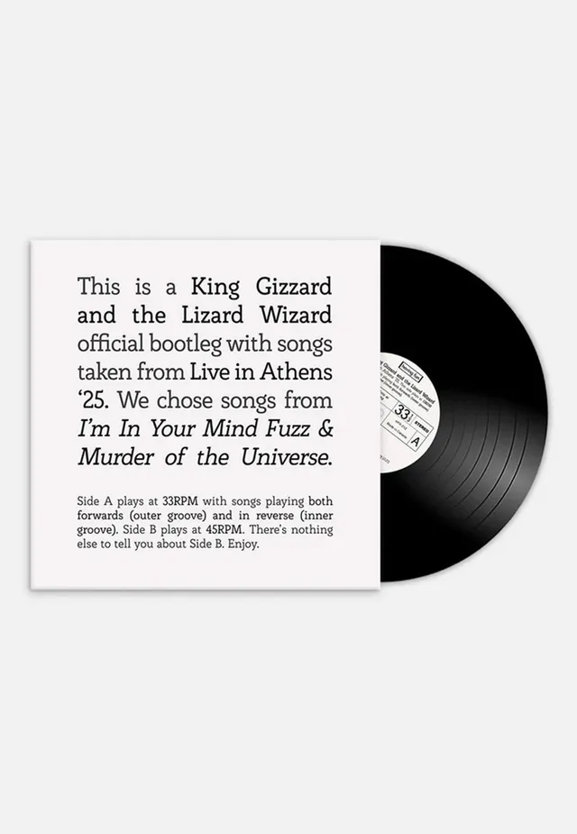 King Gizzard Songs from vinile LP rock progressive