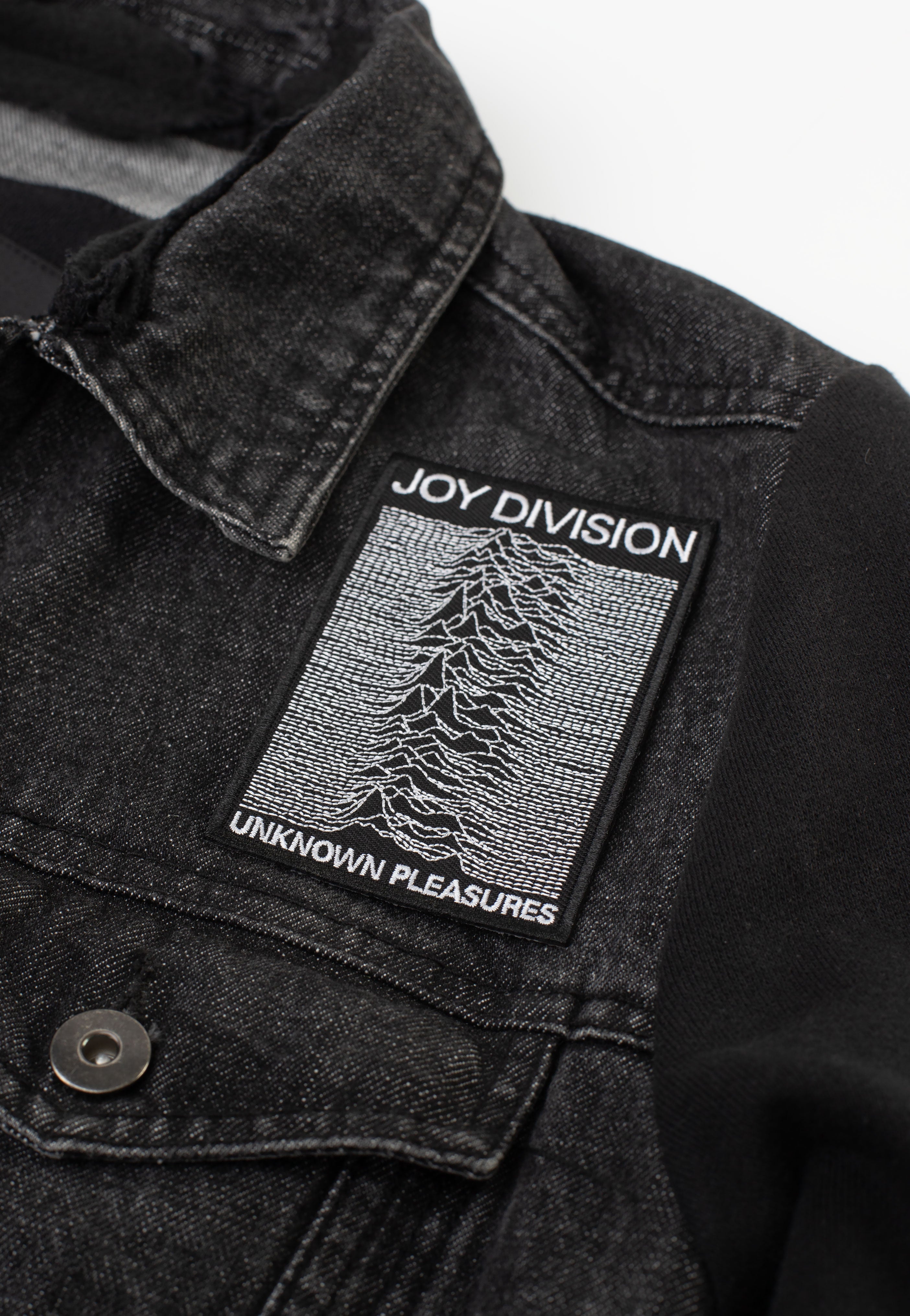 Joy Division Unknown Pleasures patch nera