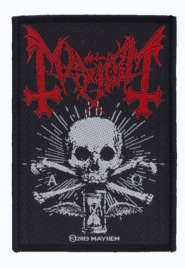 Mayhem Alpha Omega Daemon patch nera onesize
