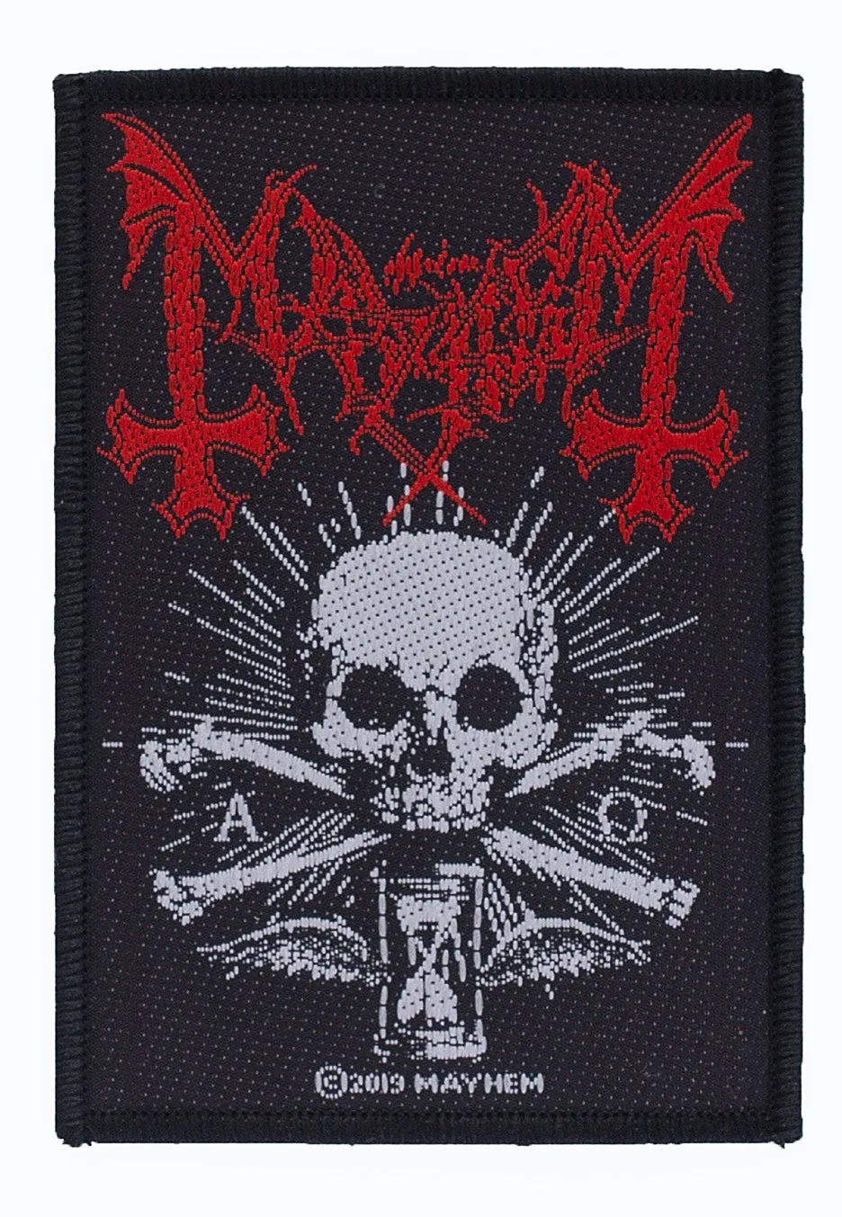 Mayhem Alpha Omega Daemon patch nera onesize