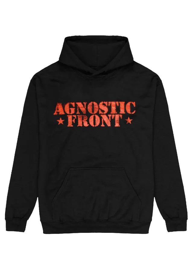 Agnostic Front United And Strong felpa hoodie nera