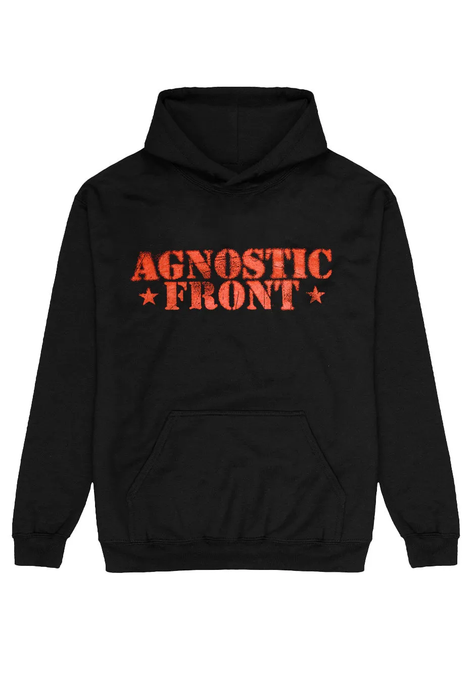 Agnostic Front United And Strong felpa hoodie nera