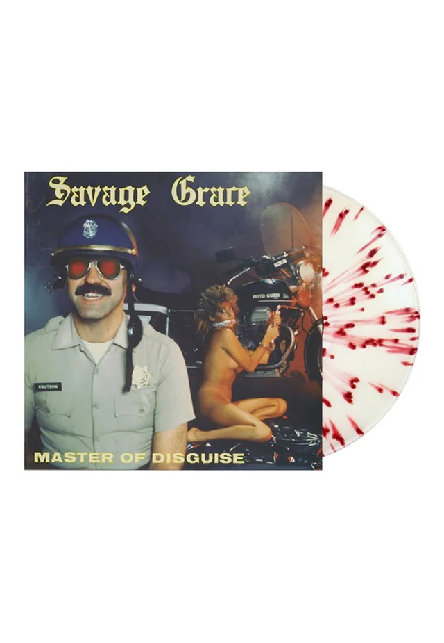 Savage Grace Master Of Disguise vinile colorato splatter rosso