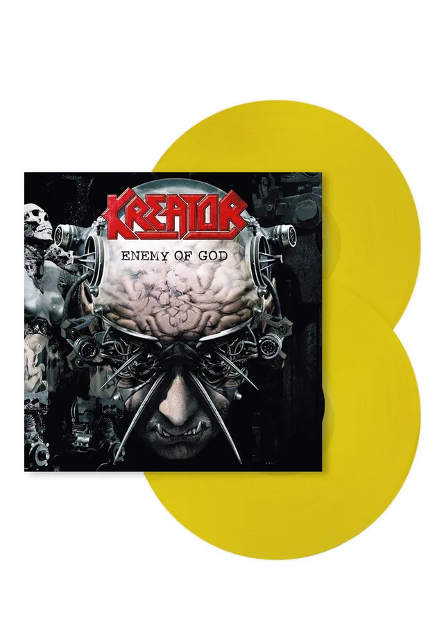 Kreator Enemy Of God Remastered 2 Vinile Giallo