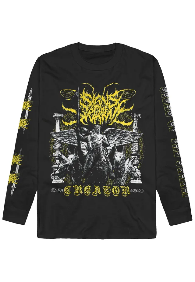 Signs Of The Swarm Creation Longsleeve nero taglia L