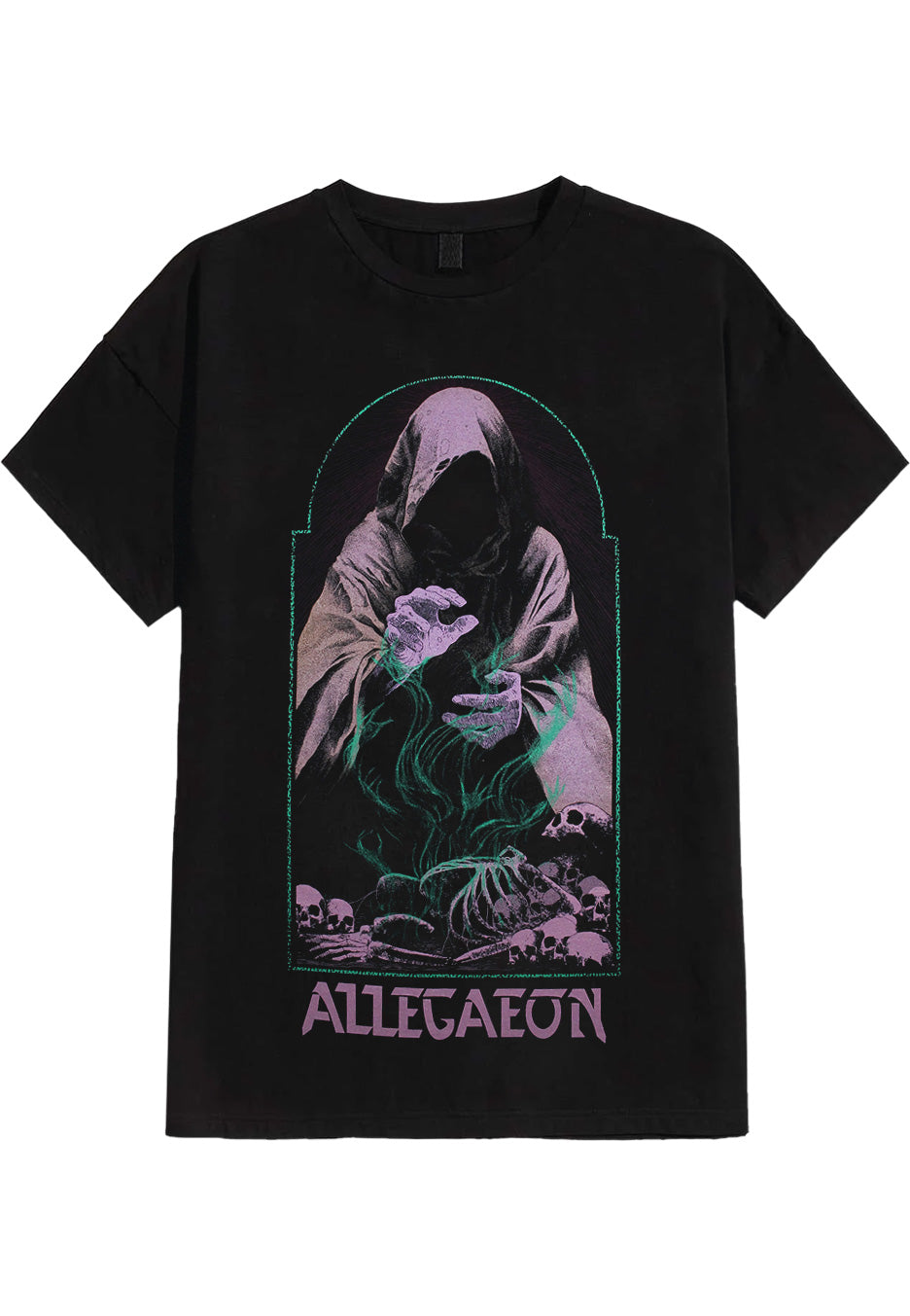 Allegaeon EU Tour 2026 T-Shirt maglietta nera