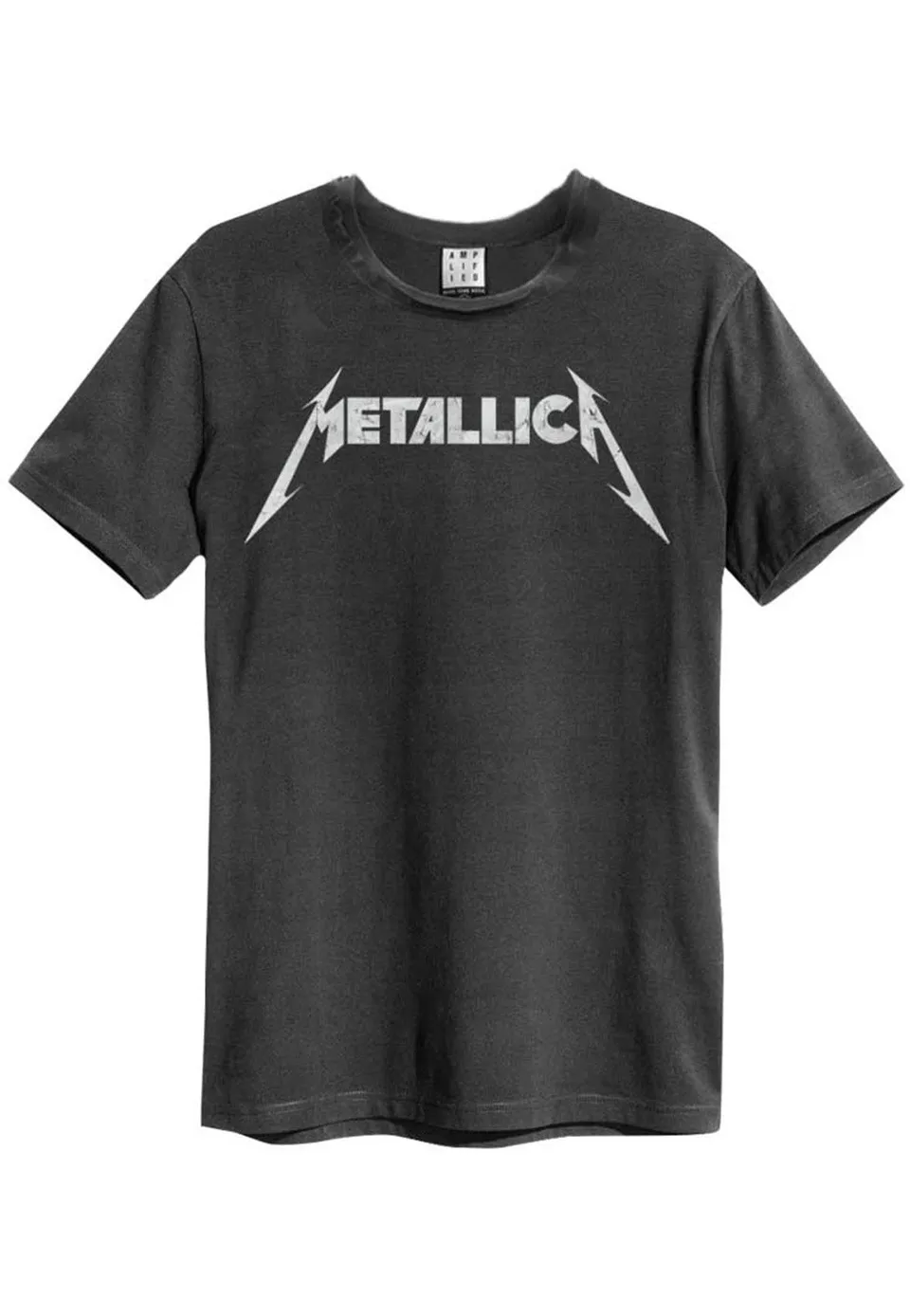Metallica Logo Charcoal maglietta grigia thrash metal
