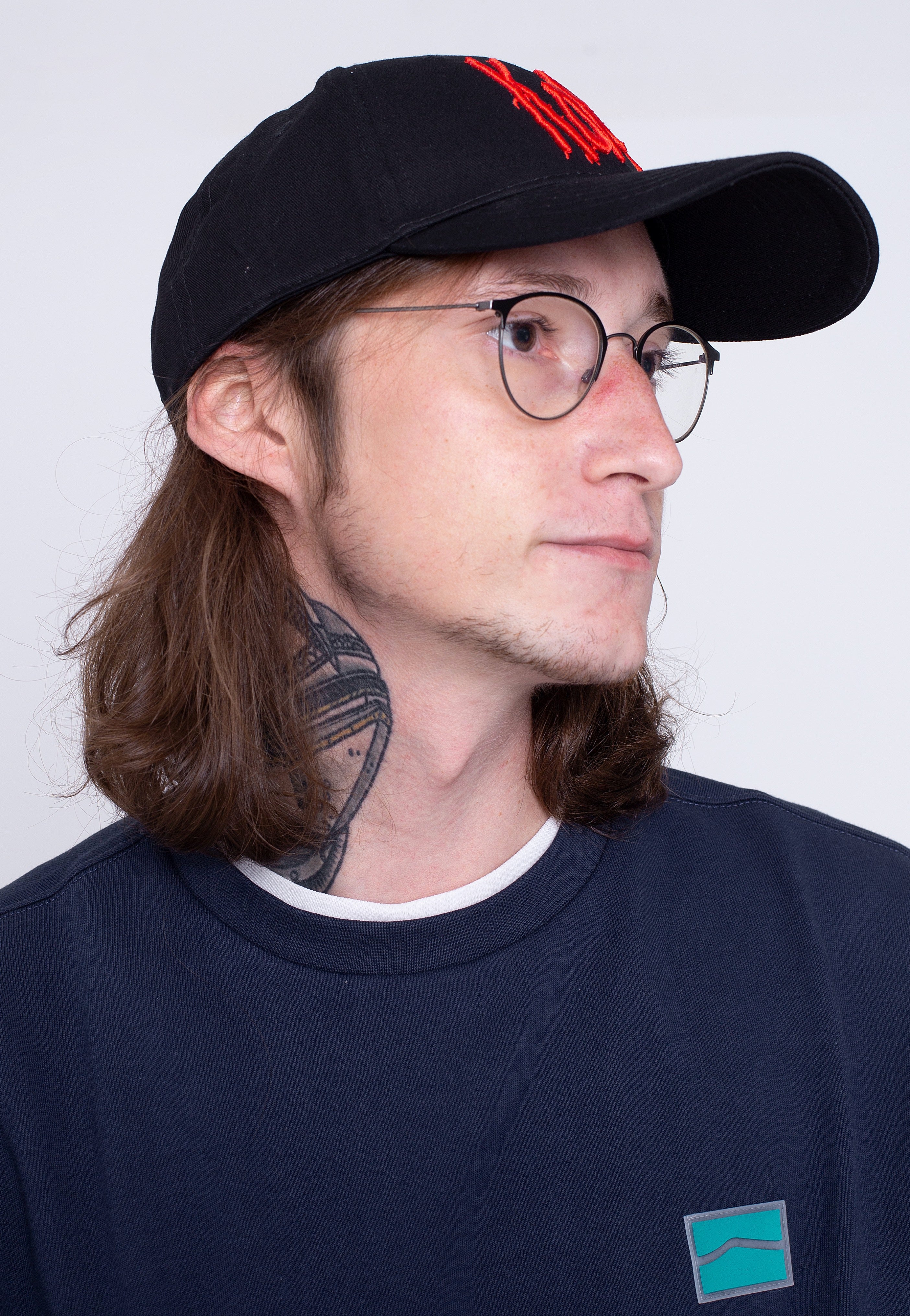 Korn Logo Baseball cappellino nero snapback