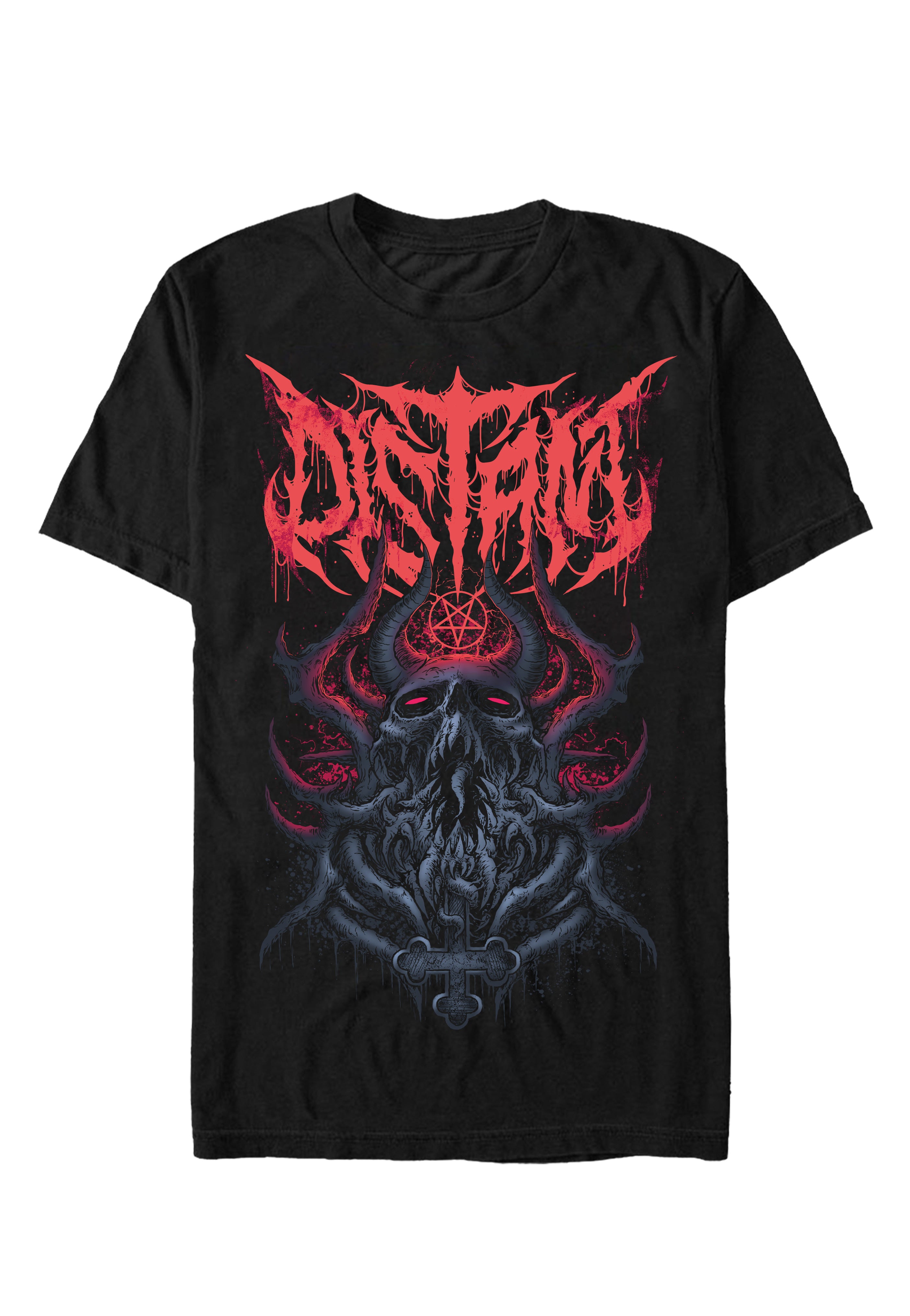 Distant Ritual T-Shirt Nera Deathcore Manica Corta