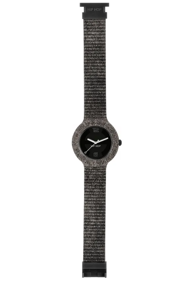 Hip Hop X Man orologio uomo nero tessuto vintage 42 mm