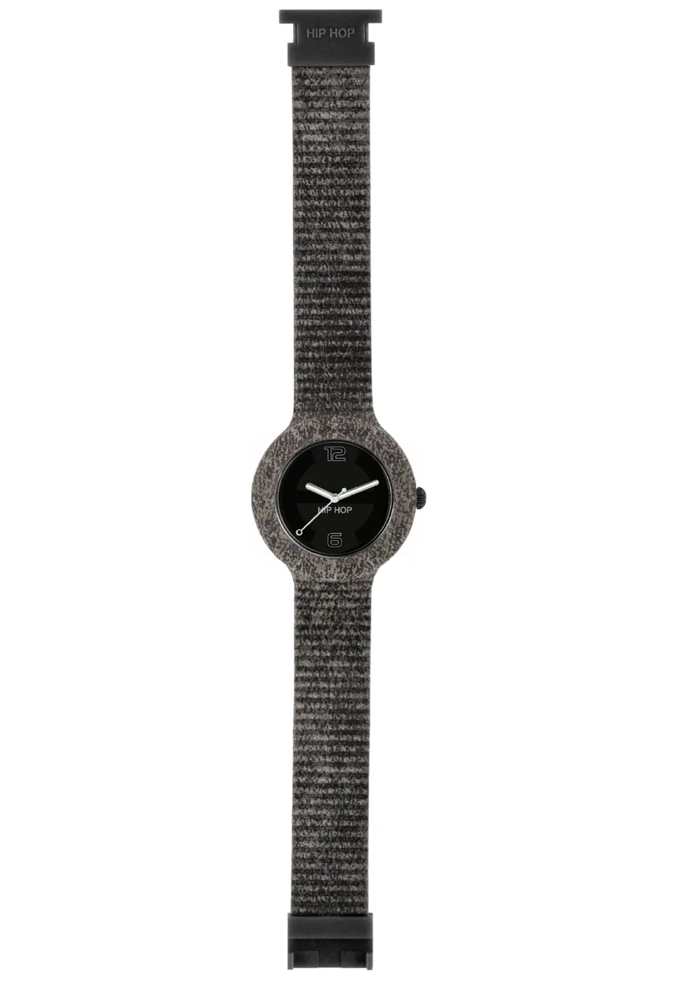 Hip Hop X Man orologio uomo nero tessuto vintage 42 mm