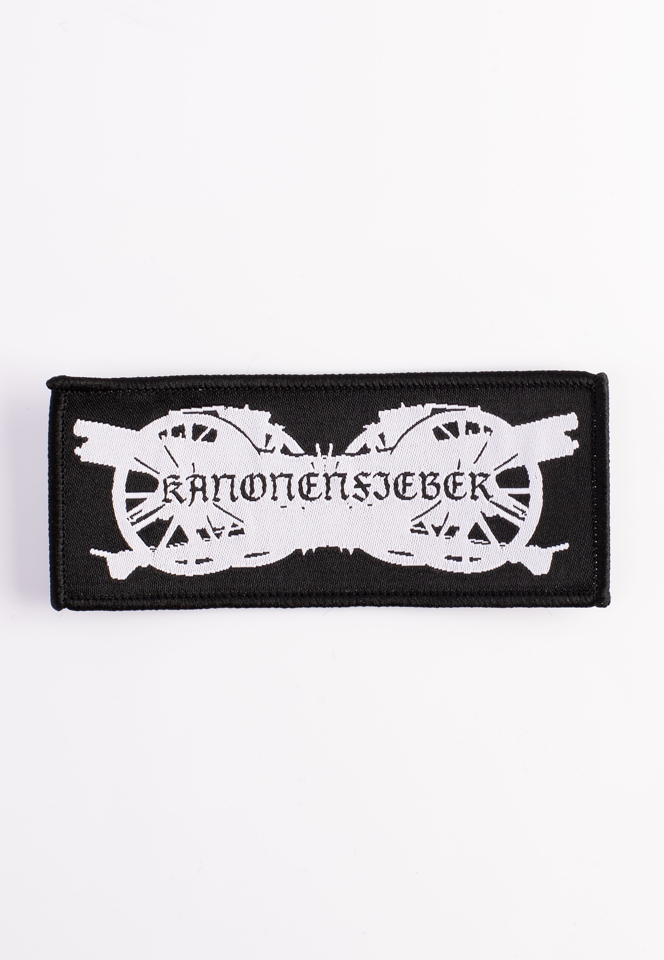 Kanonenfieber Logo patch nera taglia unica