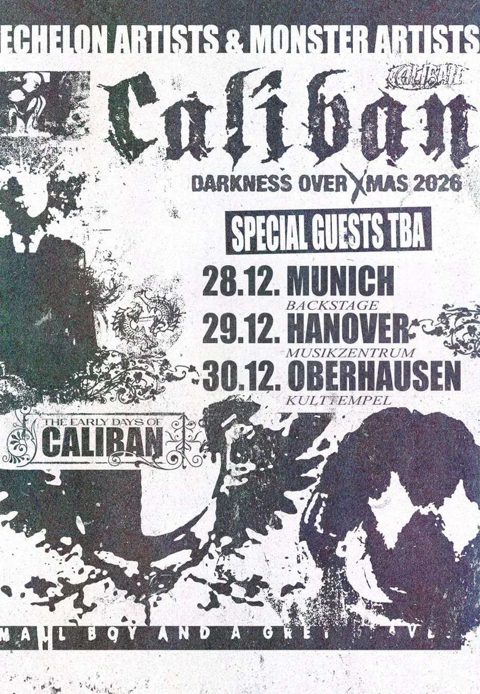 Caliban Hannover 29.12.2026 biglietto concerto metalcore
