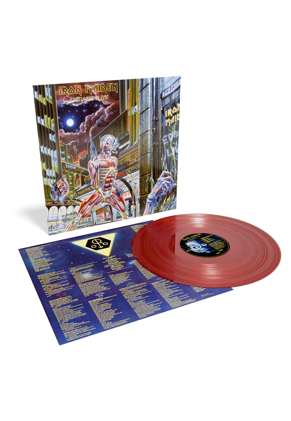 Iron Maiden Somewhere In Time 40th vinile LP oxblood