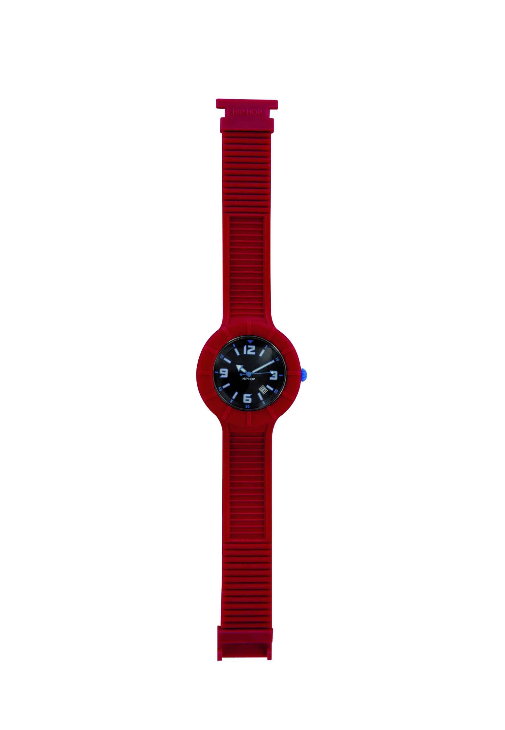 Hip Hop X Man Orologio Uomo Silicone Nero 46 mm