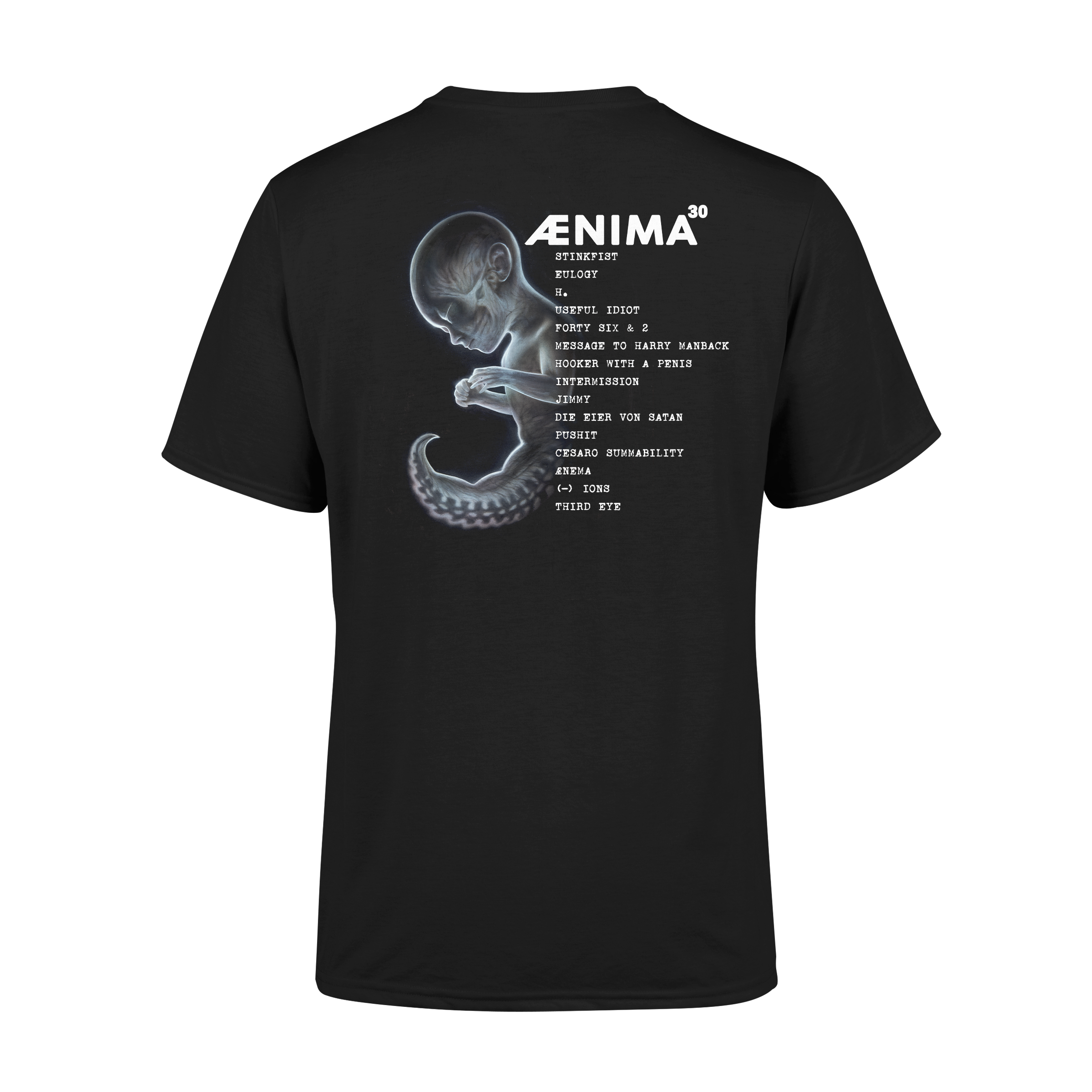 Tool Aenima30 Tracklist Tee Maglietta Triblend L