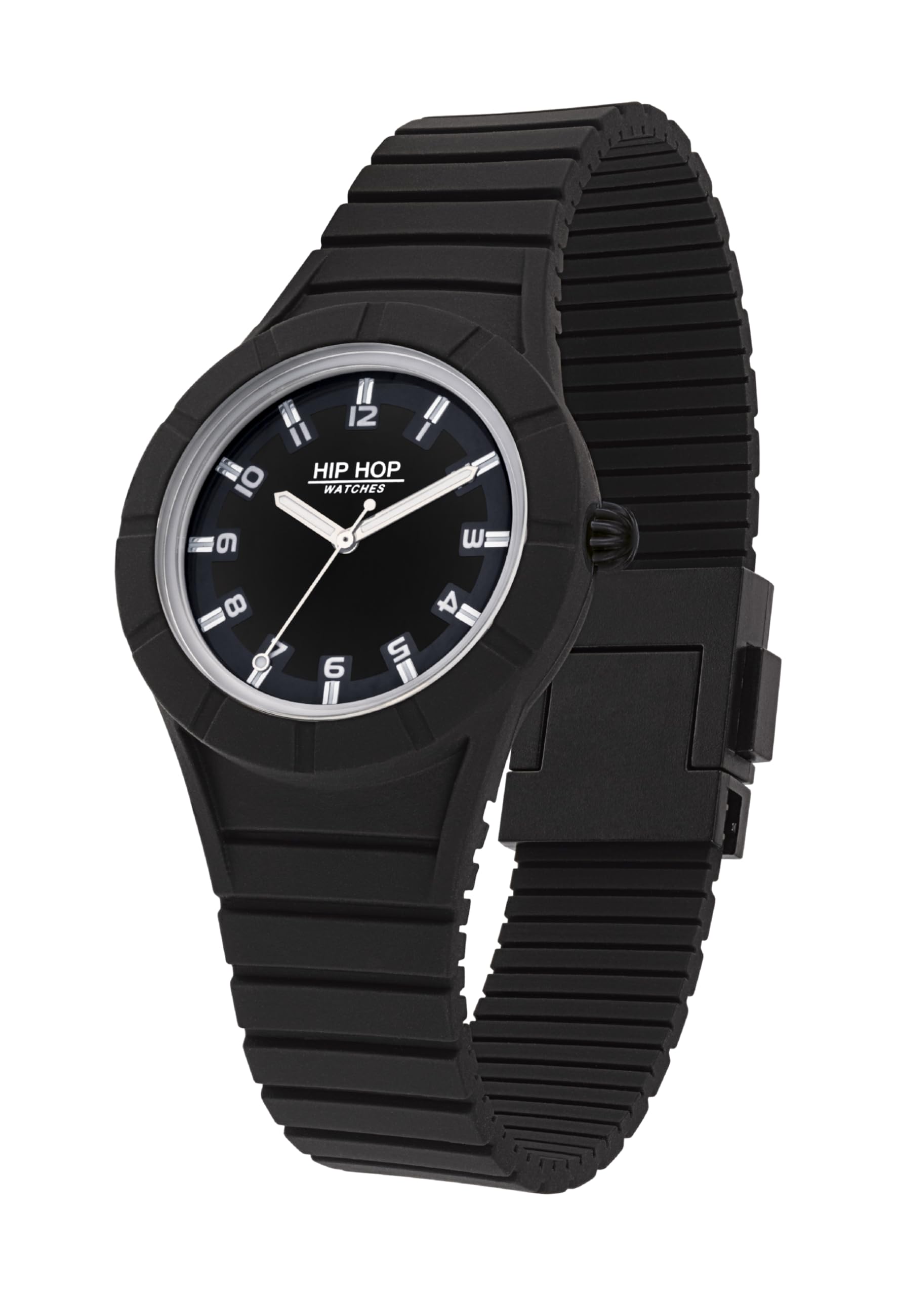 Hip Hop X Man 3.0 EXT orologio uomo silicone 42 mm nero