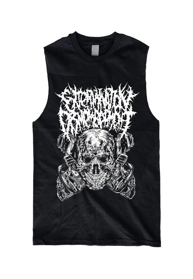 Extermination Dismemberment Chainsaw canotta nera