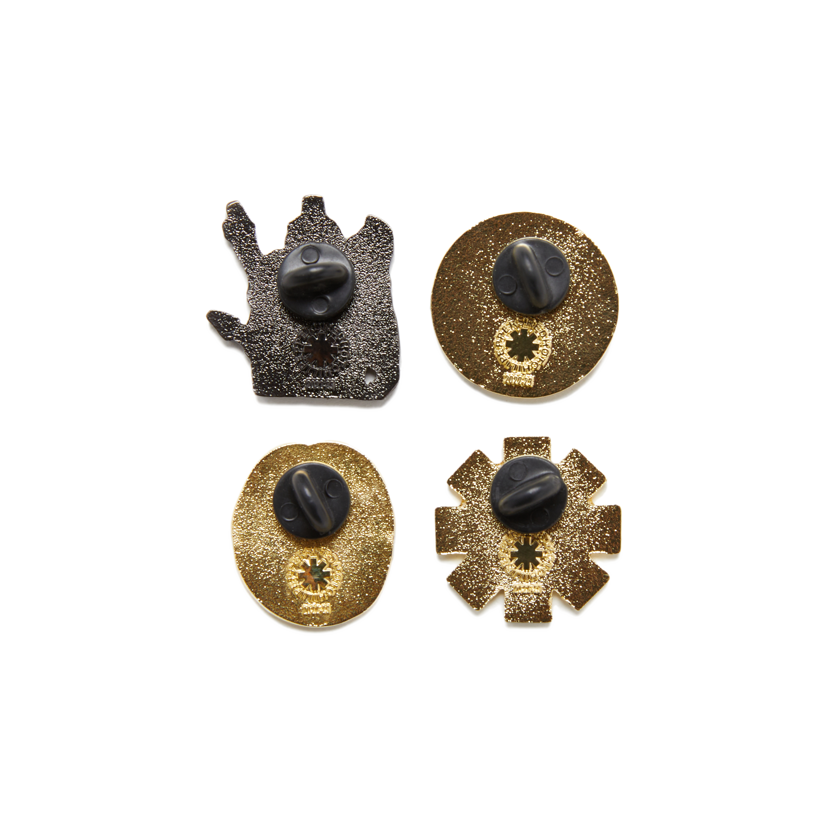Red Hot Chili Peppers Enamel Pin Set spille smaltate 4 pezzi oro