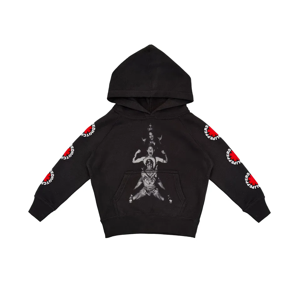 Red Hot Chili Peppers Totem felpa cappuccio bimbo cotone 2T-6 anni