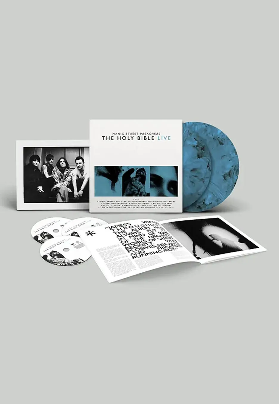 Manic Street Preachers The Holy Bible Live vinile 2 LP blu Deluxe