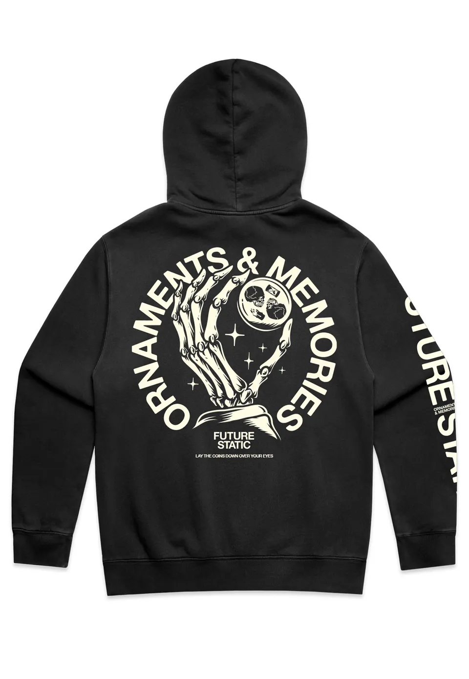 Future Static Ornaments & Memories Hoodie felpa nera