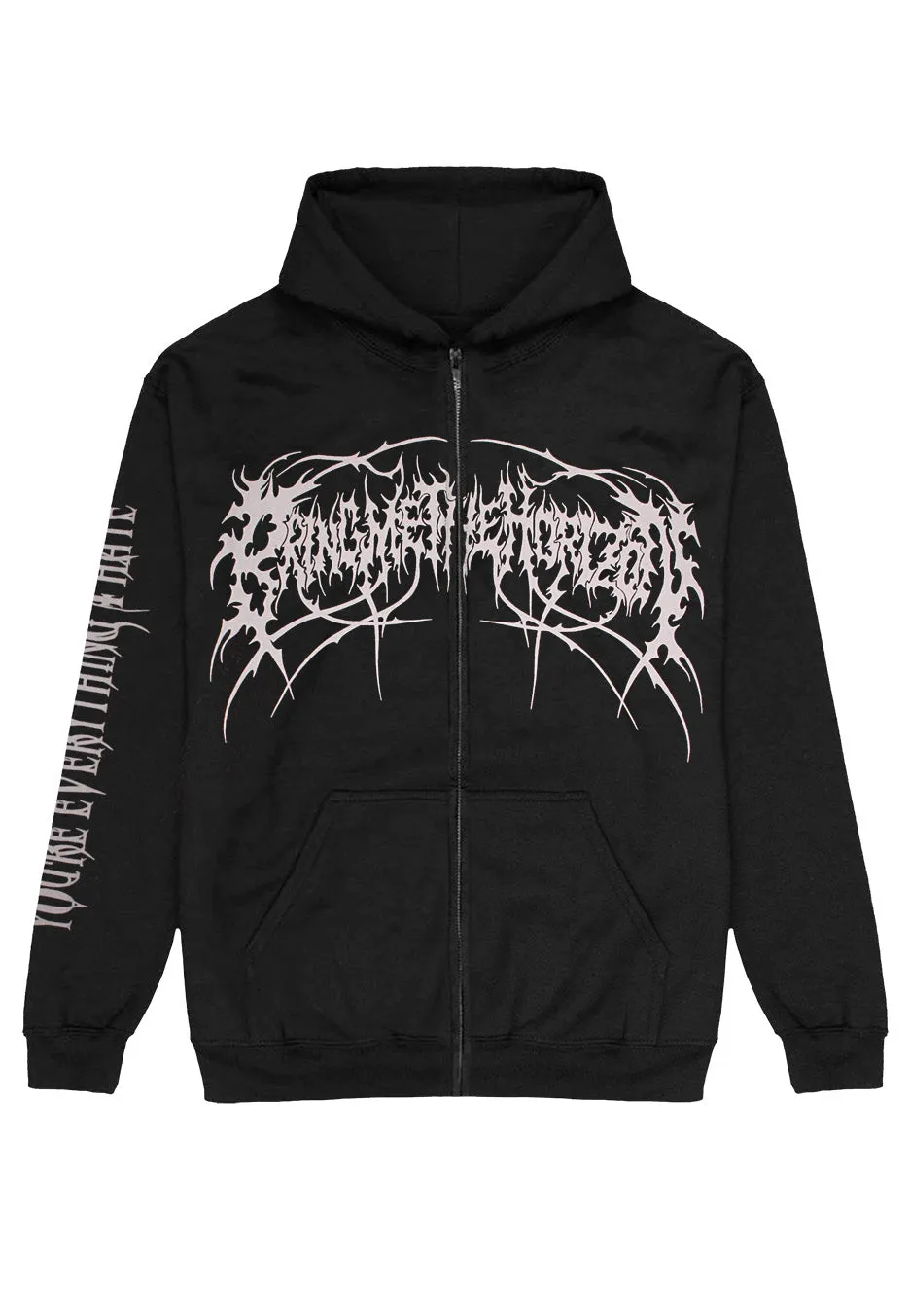Bring Me The Horizon Genxsis felpa zip nera metalcore