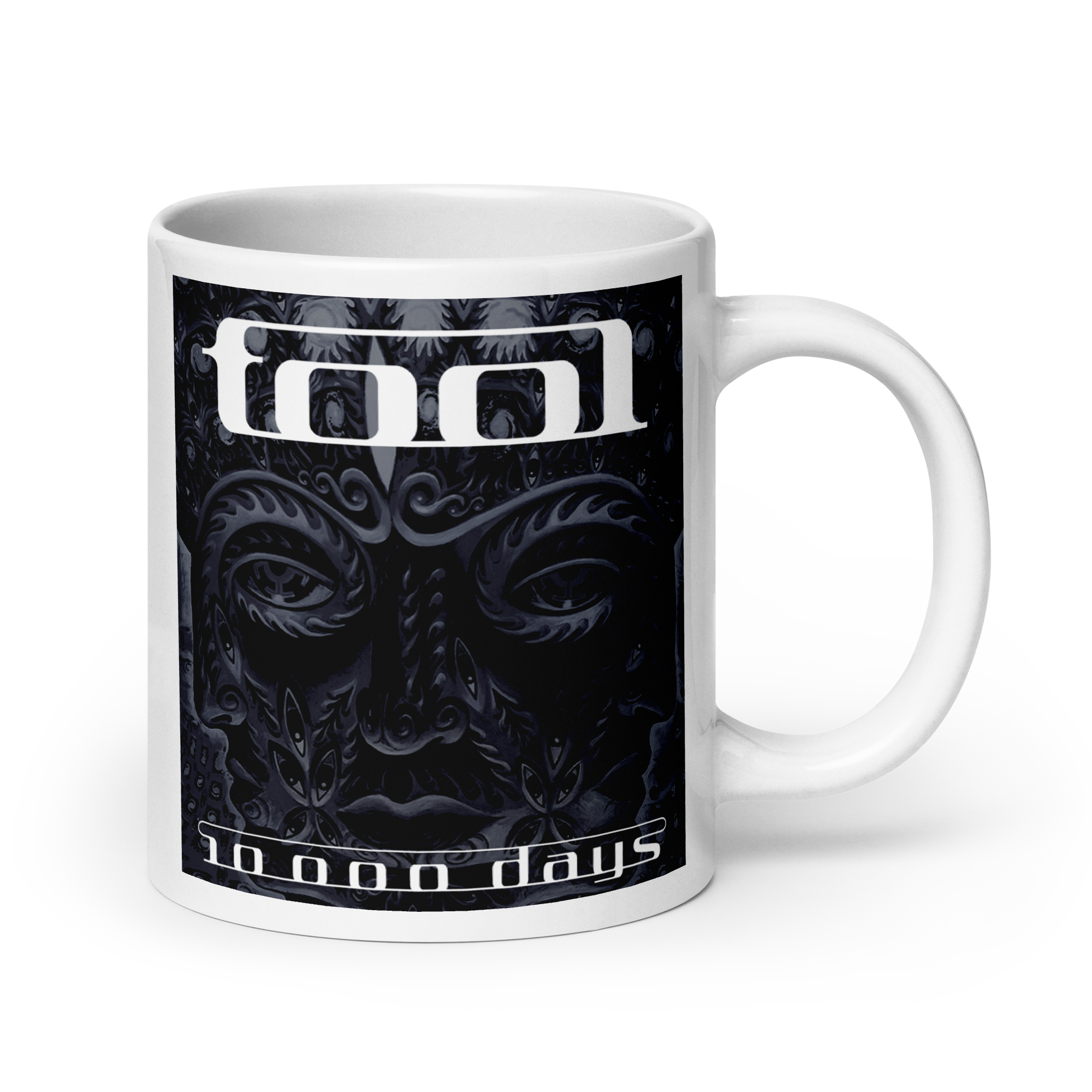 Tool 10000 Days Album Cover tazza bianca 20 oz ceramica