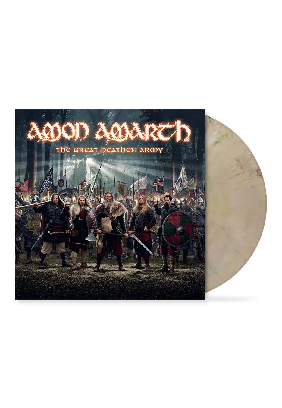 Amon Amarth The Great Heathen Army vinile marmorizzato LP