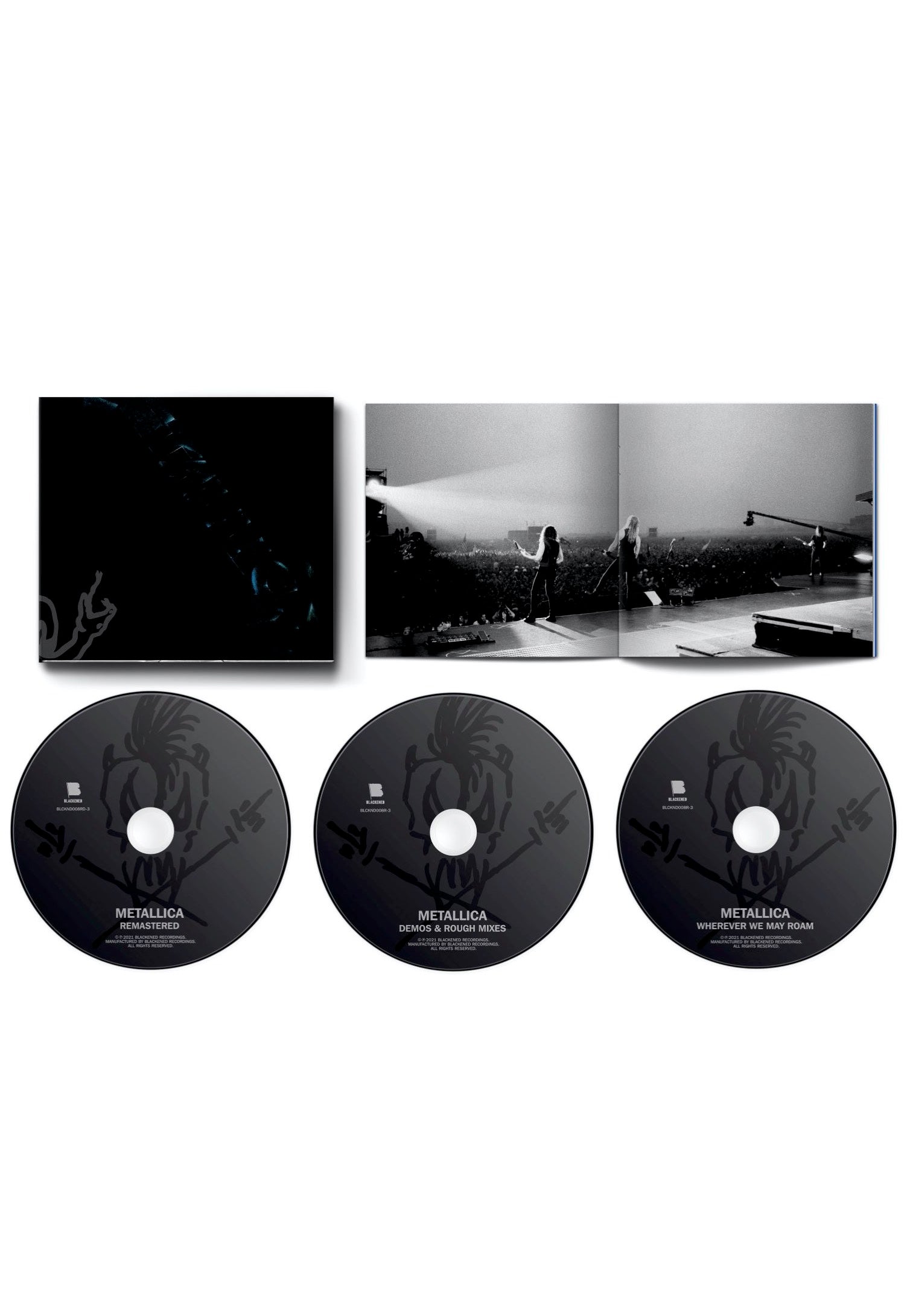 Metallica Metallica Remastered cofanetto 3 CD box