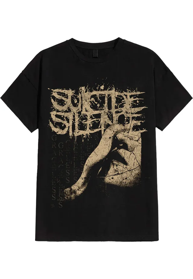 Suicide Silence Graceless Cover maglietta nera uomo