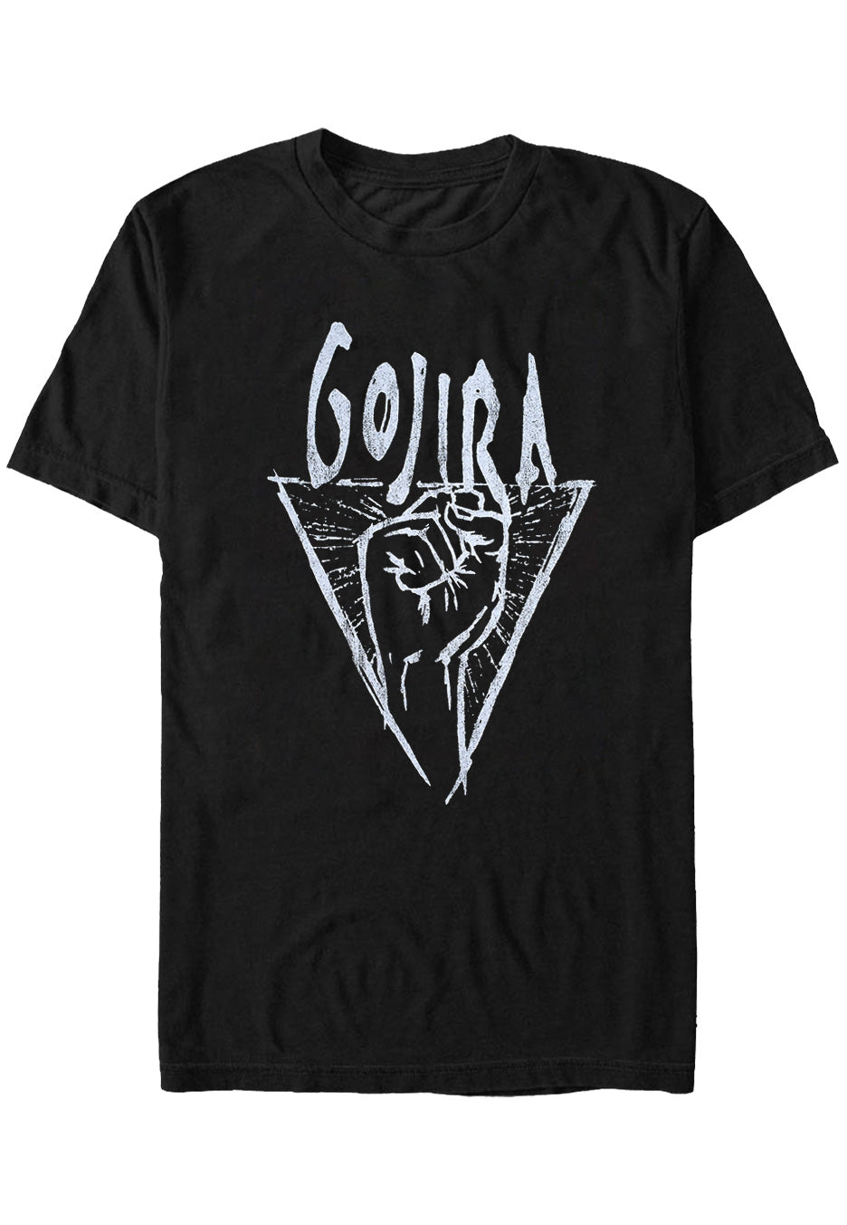 Gojira Grey Power Glove T-Shirt maglietta nera metal