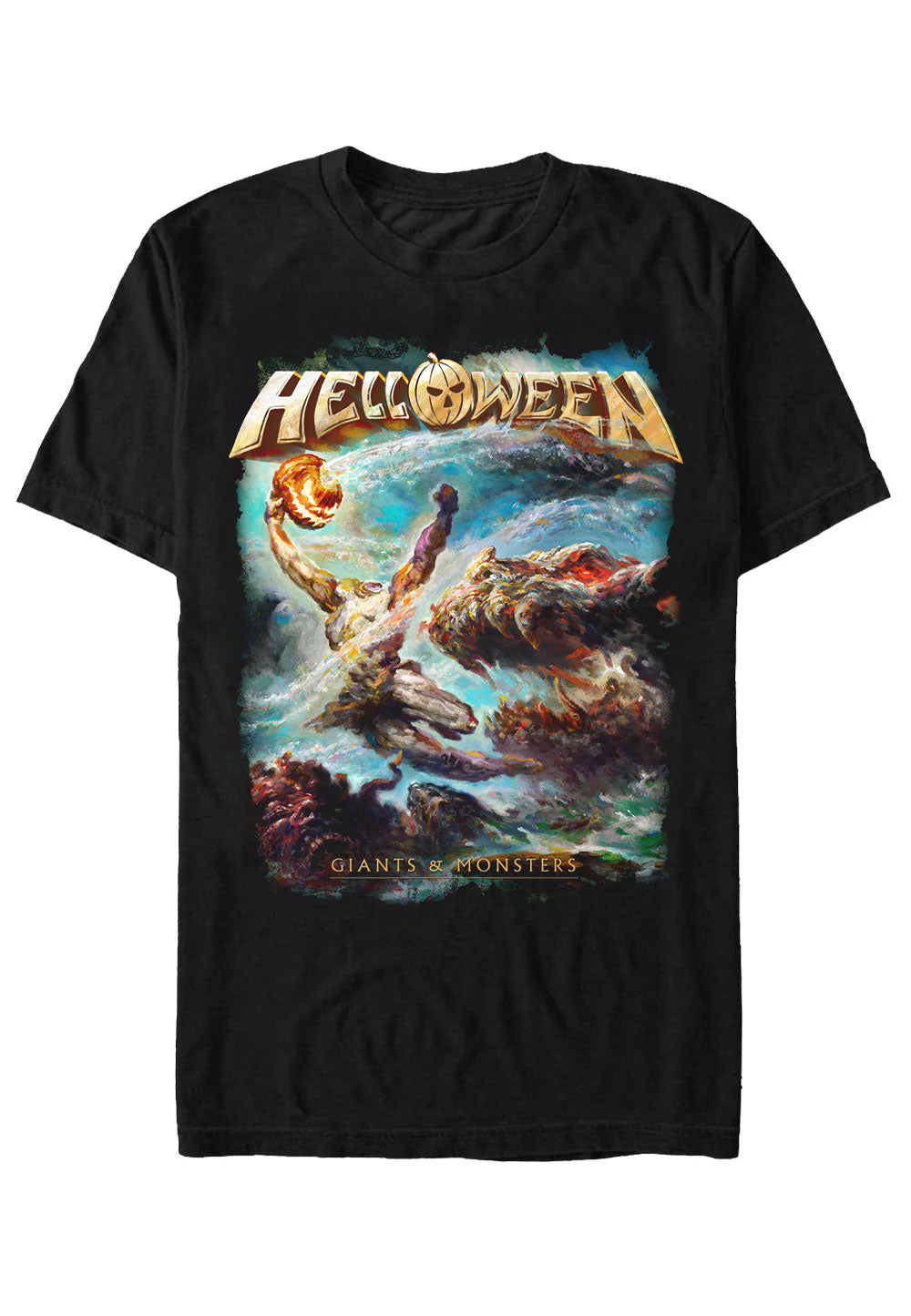Helloween Giants & Monsters Tour T-Shirt Nera