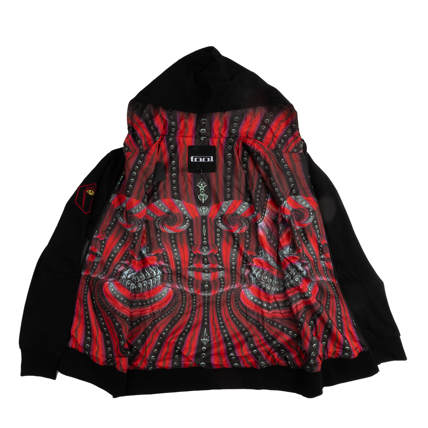 Tool Army 10,000 Days Felpa zip rossa taglia L