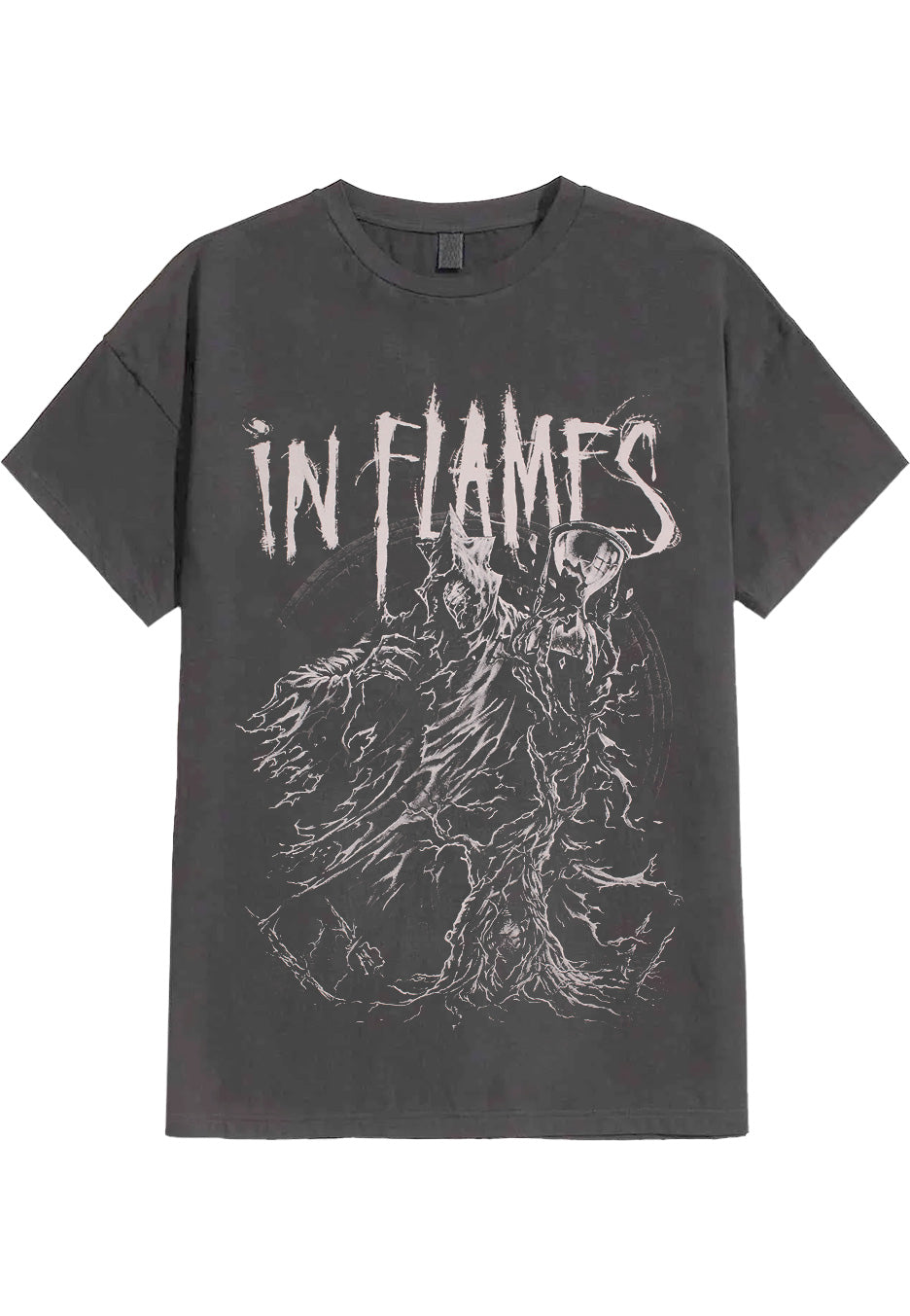 In Flames End Of Time T-Shirt uomo grigia