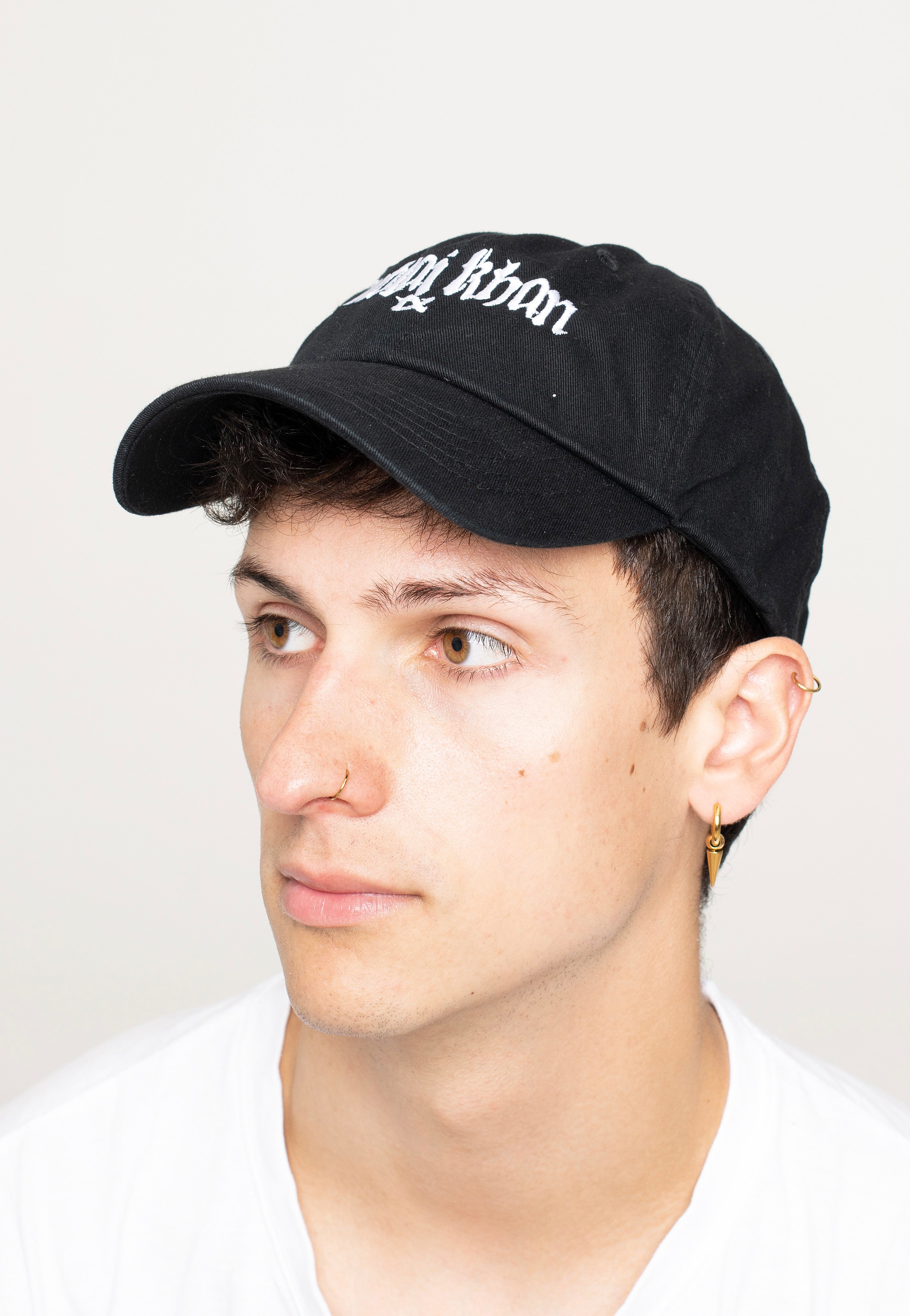 Kublai Khan KK Logo TX Cap Nero Strapback