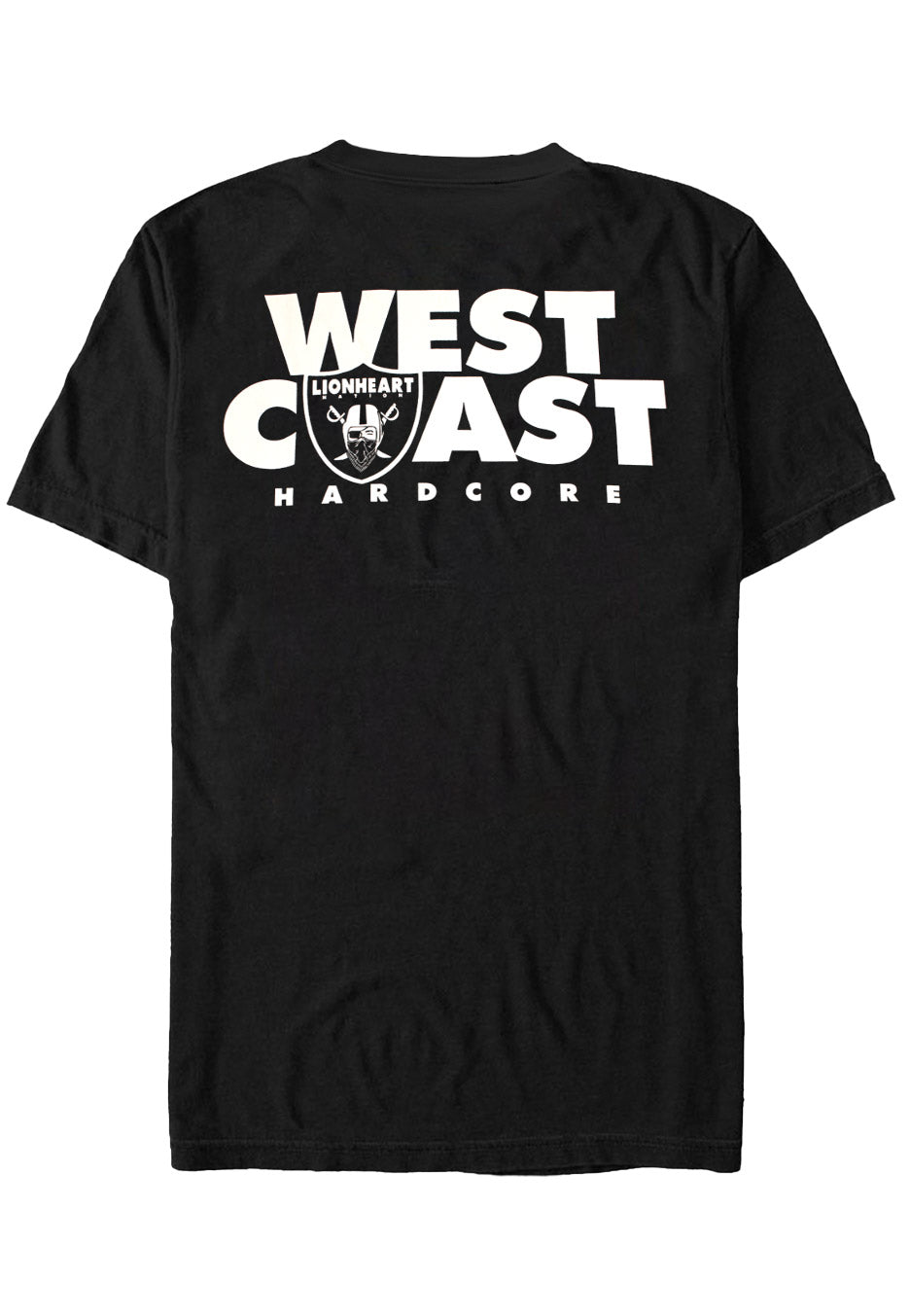Lionheart West Coast Nation T-Shirt maglia nera