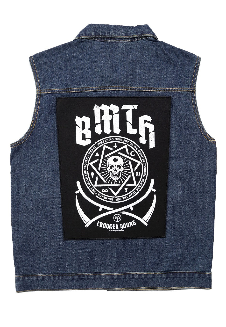 Bring Me The Horizon Crooked Young backpatch toppa nera